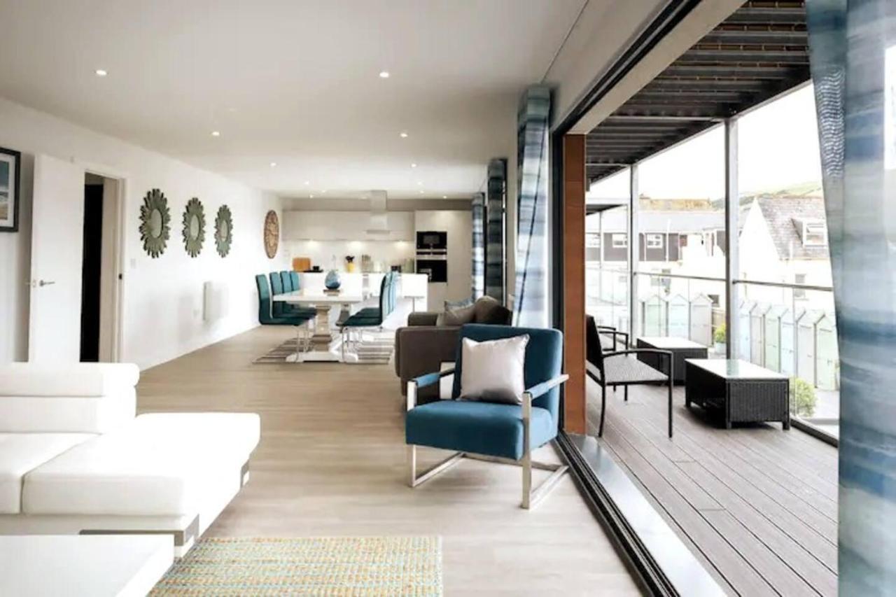 4Br-8Guests-Balcony-Beachview-Pool-Pets Woolacombe Exteriér fotografie