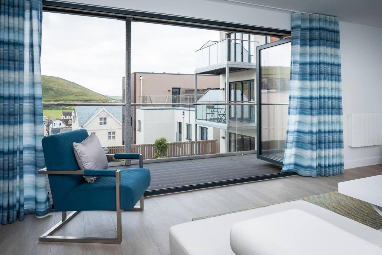 4Br-8Guests-Balcony-Beachview-Pool-Pets Woolacombe Exteriér fotografie