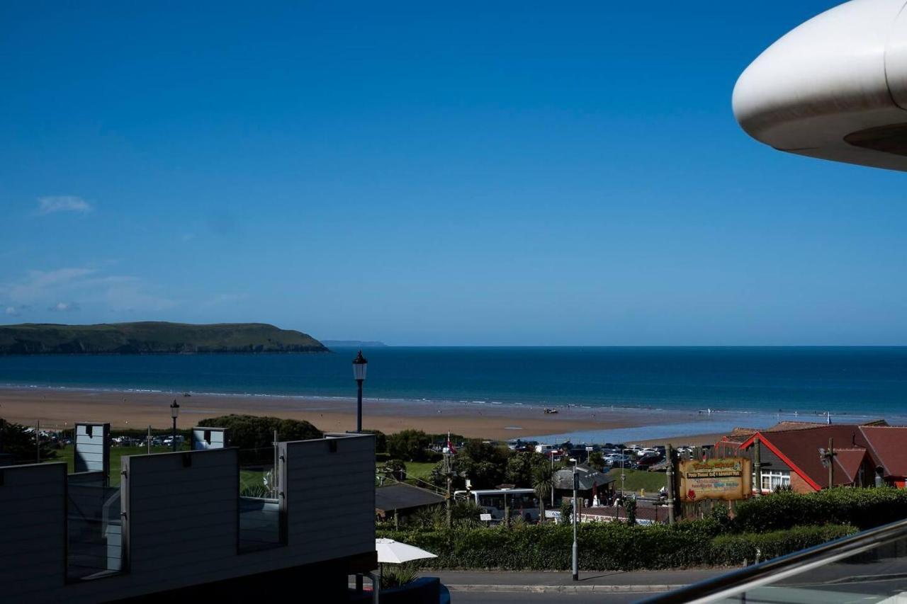 4Br-8Guests-Balcony-Beachview-Pool-Pets Woolacombe Exteriér fotografie